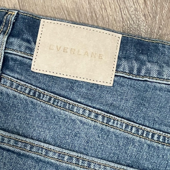 NWT Size 28 Everlane Straight Fit The Original Cheeky Jean High Rise Low Stretch - Picture 10 of 10